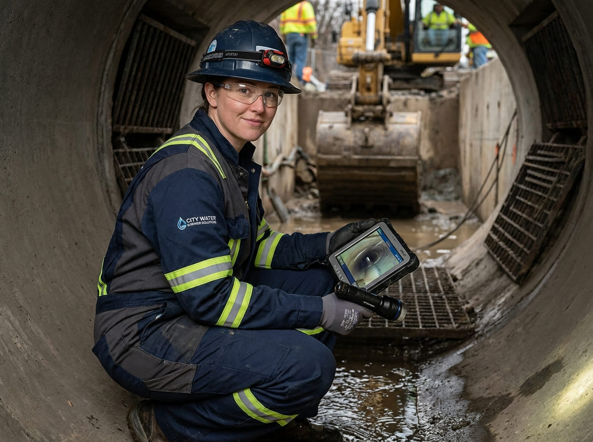 Sewer Line Inspection & Replacement in Ravenna